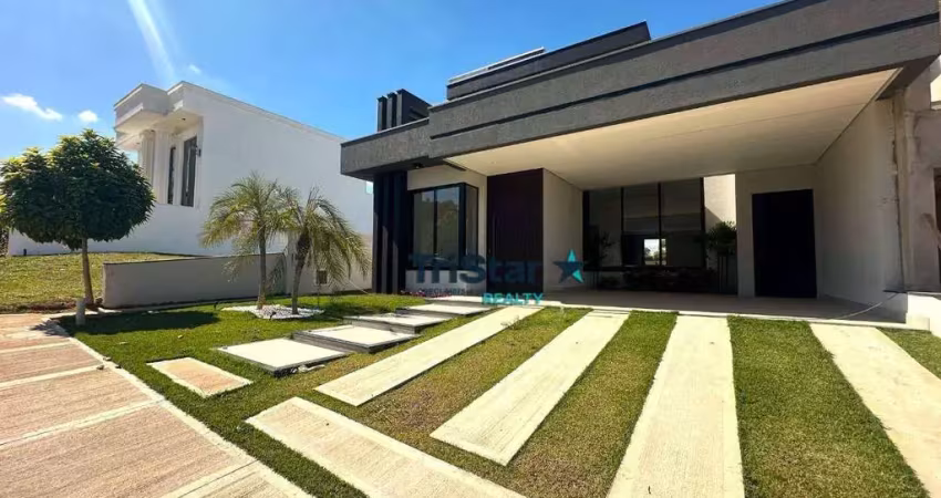 Tristar realty - ca0539 - casa térrea com 3 suítes em condominio alto padrão - at. 360m² - ac. 207m² - villa sapezal - indaiatuba - sp