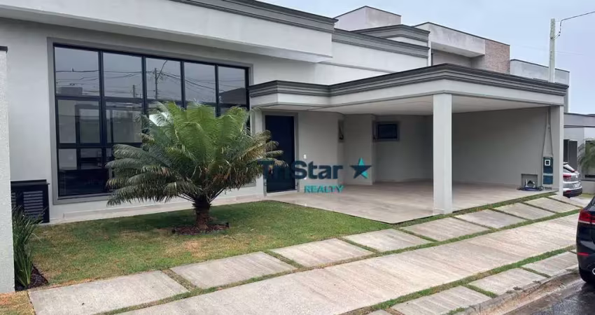 Ca0544 - casa terrea 03 dormitorios recem construida e em condominio fechado - at. 227m² - ac. 160m² - vila rica jardins do imperio indaiatuba sp
