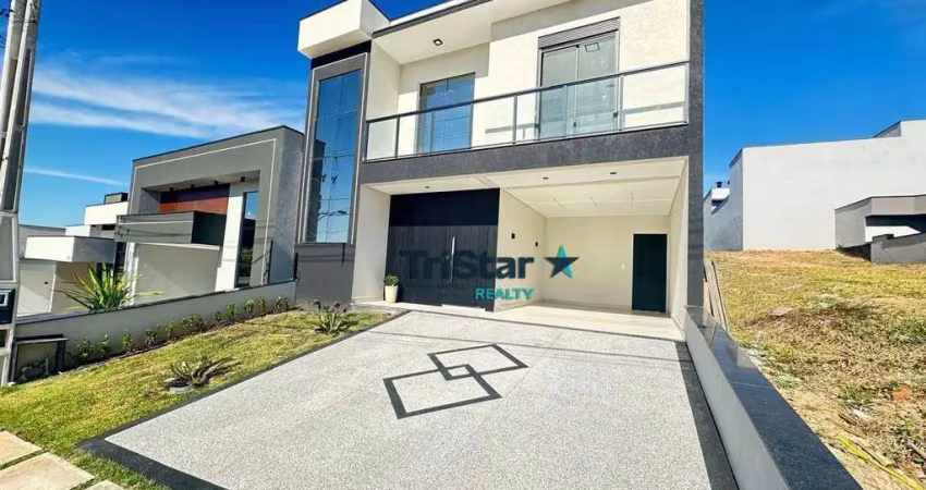 Ca0551 - casa nova com 03 suites e piscina com acabamento fino em condominio fechado e lazer completo - at. 218m² - ac. 194 m² - park gran reserve ind