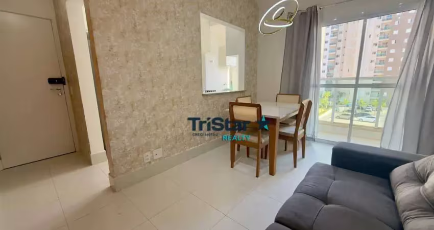 #aluguel - apartamento semi mobiliado andar baixo em condominio clube - au 63m² - reserva vista verde - indaiatuba  -