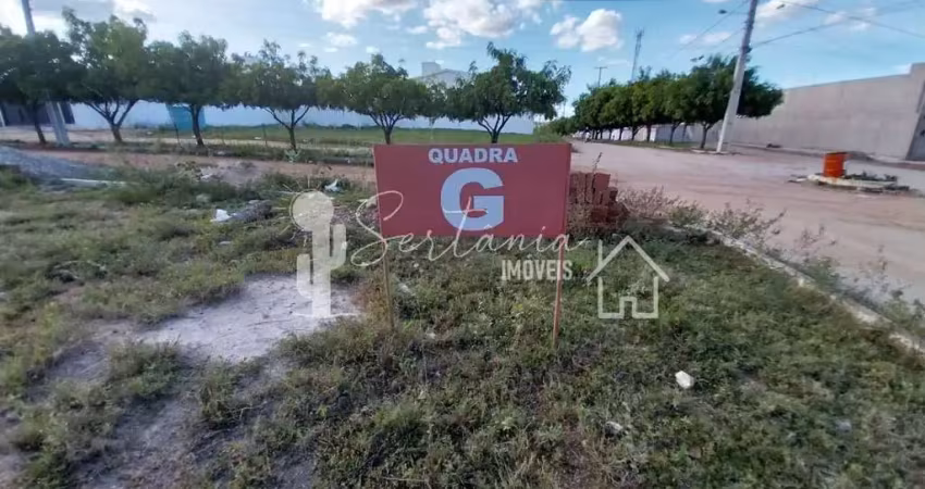 Terreno para venda com 375m² de área (15x25), com excelente localização no bairro do sibas brito, na quadra g
