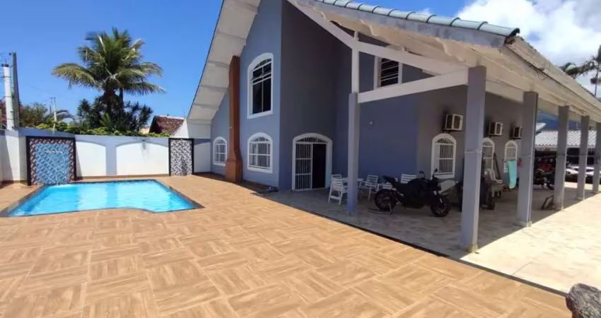 Casa  alto padrão com 6 dormitórios, piscina à venda, 570 m² por r$ 1.600.000 - balneário flórida - praia grande/sp