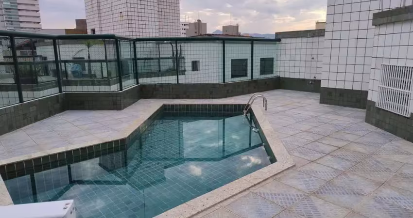 Cobertura com 3 dormitórios à venda, 306 m² por r$ 1.200.000,00 - tupi - praia grande/sp