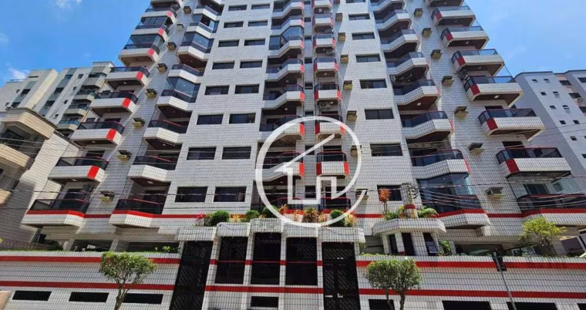 Apartamento para alugar, 70 m² por R$ 3.200,00/mês - Vila Guilhermina - Praia Grande/SP
