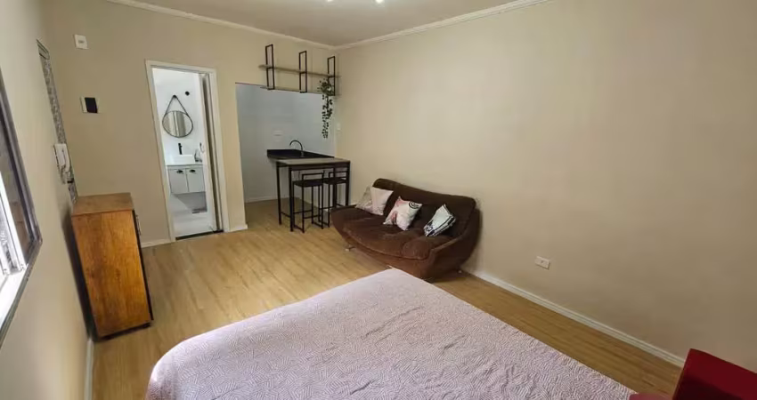 Kitnet com 1 dormitório à venda, 23 m² por r$ 182.000,00 - canto do forte - praia grande/sp