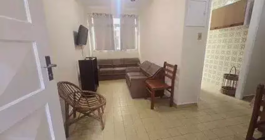 Apto 01 dormitório ocian, quadra da praia com garagem