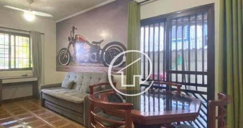 Apto Garden Caiçara, 98 metros úteis, área gourmet privativa, 03 quadras praia, garagem coberta