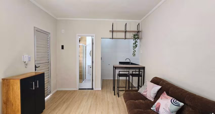 Kitnet com 1 dormitório à venda, 23 m² por R$ 182.000 - Canto do Forte - Praia Grande/SP
