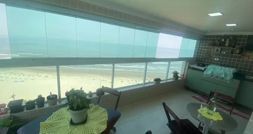 Apartamento com 3 dormitórios à venda, 132 m² por r$ 1.490.000,00 - mirim - praia grande/sp