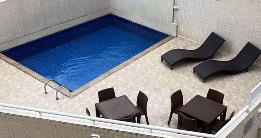 Apartamento com 1 dormitório à venda, 40 m² por r$ 265.000,00 - aviação - praia grande/sp