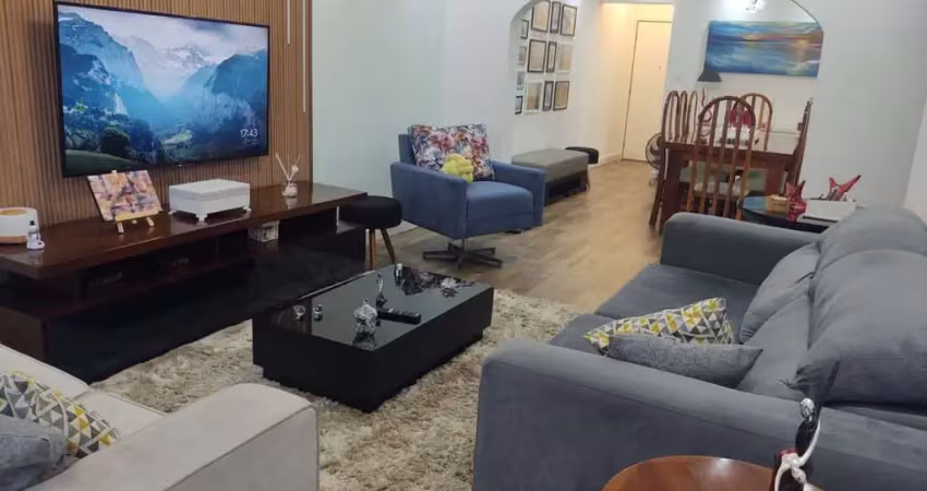 Apartamento com 3 dormitórios à venda, 136 m² por r$ 695.000,00 - vila assunção - praia grande/sp