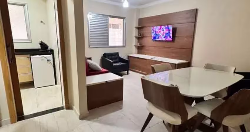 Kitnet com 1 dormitório à venda, 35 m² por r$ 245.000 - canto do forte - praia grande/sp