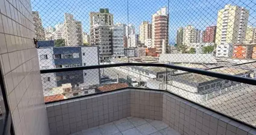 Apto tupi, 02 quartos, (suíte com sacada), vista mar, 73 metros, 350 metros da praia.