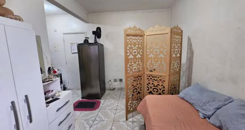 Kitnet com 1 dormitório à venda, 18 m² por r$ 138.000 - vila assunção - praia grande/sp
