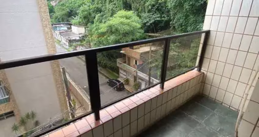 Flat em são vicente, praia itararé, prédio frente mar