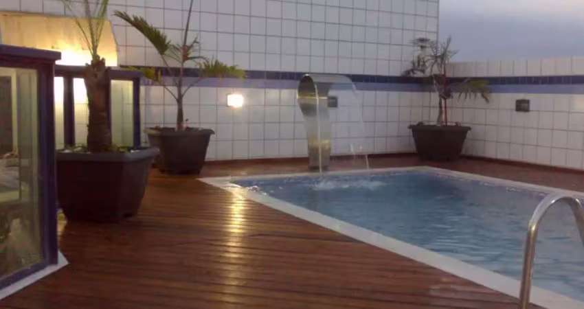 Cobertura com 3 dormitórios à venda, 216 m² por r$ 1.220.000,00 - vila assunção - praia grande/sp