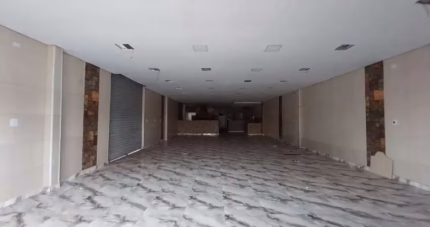 Salão para alugar, 202 m² por r$ 10.000/mês - vila guilhermina - praia grande/sp