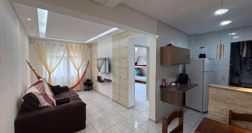Apartamento com 1 dormitório à venda, 50 m² por r$ 265.000,00 - canto do forte - praia grande/sp