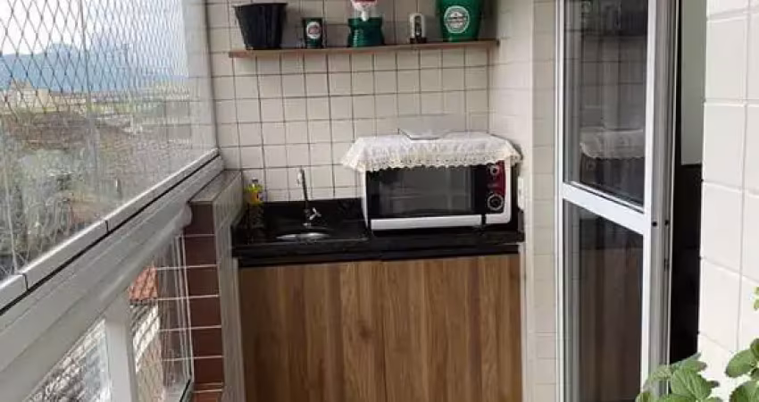 Apartamento com 2 dormitórios à venda, 55 m² por r$ 370.000,00 - vilamar - praia grande/sp