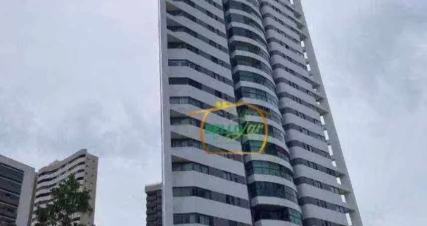 Edf amaleda imperial - apartamento com 4 dormitórios à venda, 172 m² por r$ 1.750.000 - apipucos - recife/pe