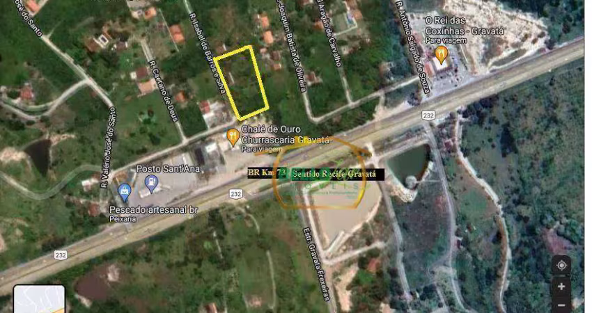 Terreno à venda, 5000 m² por r$ 550.000,00 - ebenezer - gravatá/pe