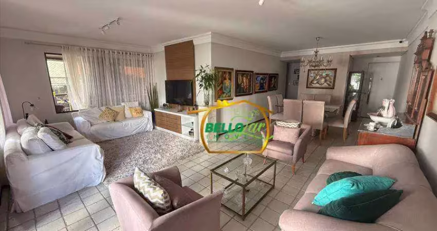 Excelente apartamento na tamarineira, nascente com 4 dormitórios à venda, 190 m² por r$ 1.100. - tamarineira - recife/pe