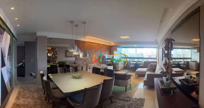Apartamento de 133m², mobiliado e climatizado, madalena/recife