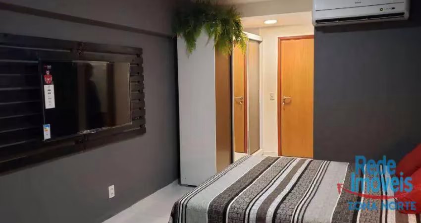 Flat com 1 dormitório para alugar, 28 m² por r$ 2.500,00/mês - boa viagem - recife/pe