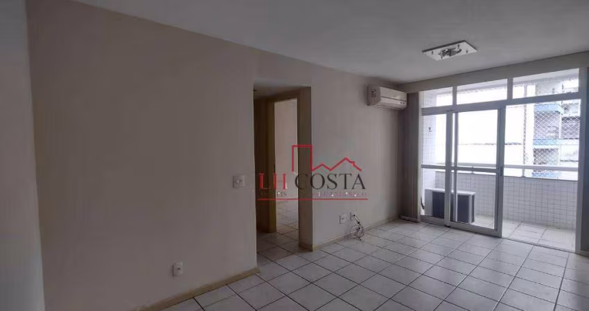Apartamento com varanda, 2 dormitórios sendo 1 suíte . 1 vaga de garagem à venda, 65 m² por R$ 450.000 - Ingá - Niterói/RJ