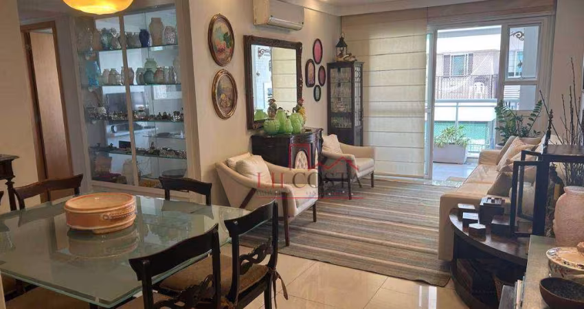 Apartamento com Varanda gourmet, 3 dormitóriossendo 1 suíte, 2 vagas   à venda, 110 m² por R$ 1.290.000 - Icaraí - Niterói/RJ