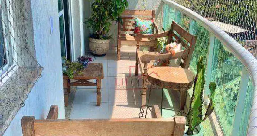 Apartamento com 2 dormitórios à venda, 75 m² por r$ 650.000,00 - santa rosa - niterói/rj