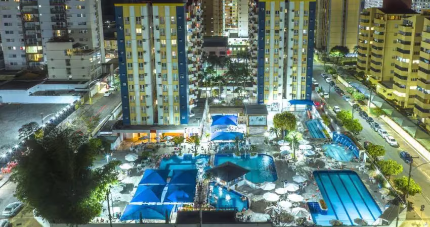 Apartamento com 1 dormitório à venda, 44 m² por r$ 160.000 - residencial eldorado termas park caldas novas/go