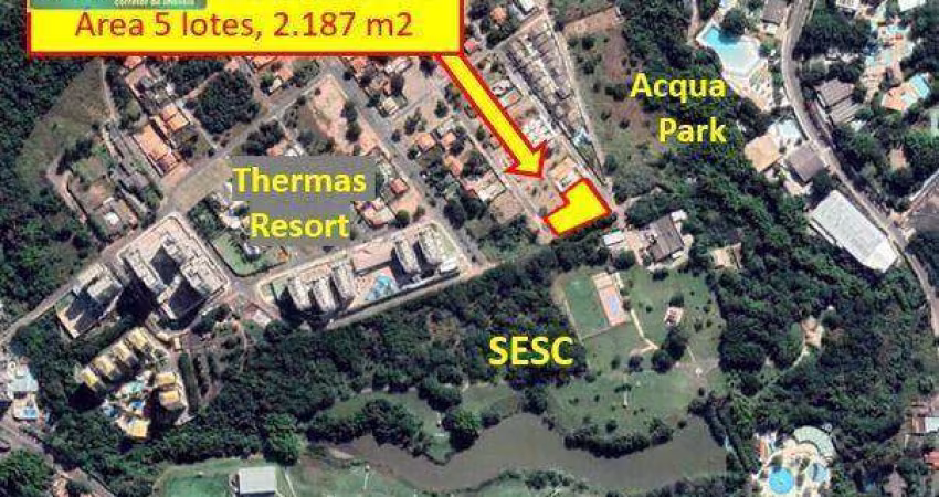 Terreno à venda, 2.187 m² por R$ 700.000 - Do Turista II - Caldas Novas/GO