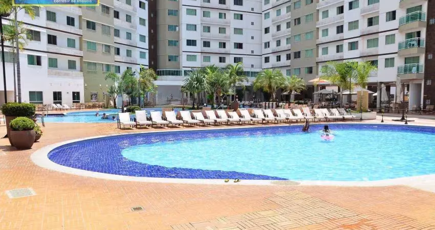 Apartamento com 1 dormitório à venda, 34 m² por r$ 120.000,00 - do turista - caldas novas/go