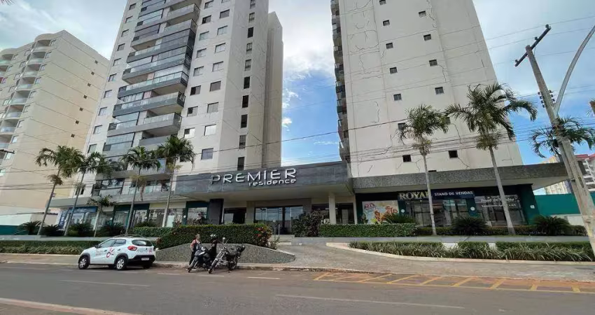 Apartamento com 2 dormitórios à venda, 66 m² por r$ 490.000,00 - do turista - caldas novas/go