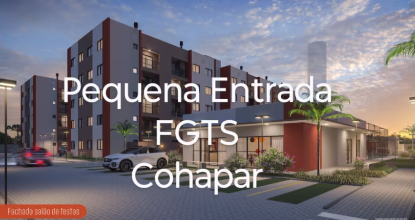 Lindo Apartamento  Dois Quartos , No Bairro Atuba Pinhais.