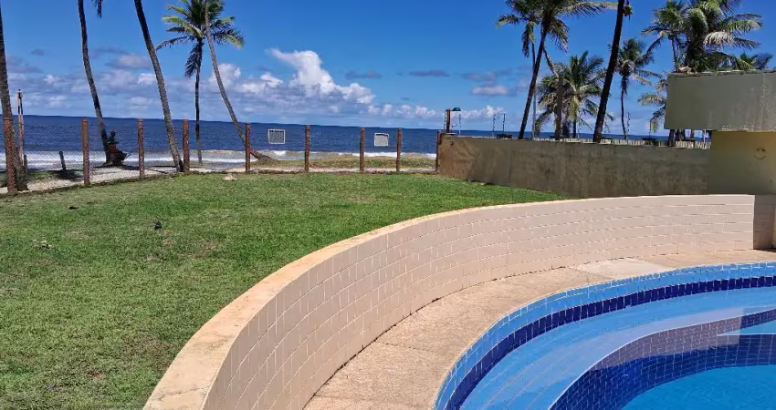 Diaria mobiliada ! 5 suítes, frente mar,  área verde,  piscina.