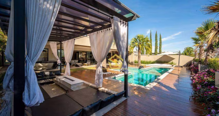 Casa com 3 dormitórios à venda, 510 m² por R$ 5.100.000,00 - Condomínio Portal do Lago - Valinhos/SP