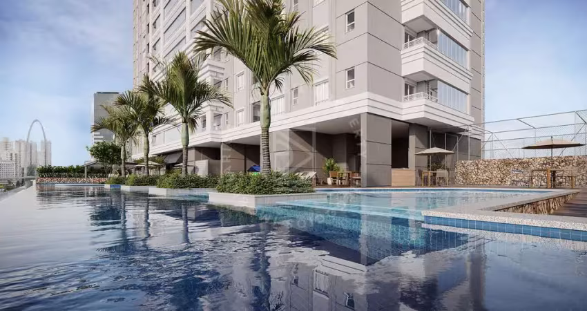 Kingdom north, 2 quartos sendo 1 suíte, 60,85m2, 1 vaga