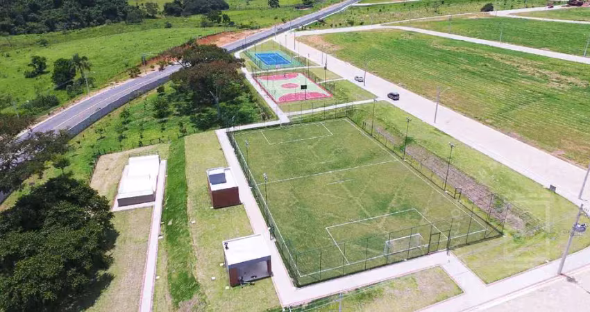 Terreno com 1.033m², de esquina no ecopark bourbon - caçapava - sp