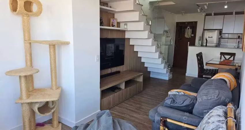 Cobertura duplex à venda, 3 dormitórios, 1 suíte, 124m², 2 salas - sjc