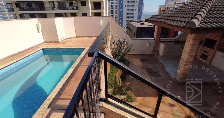 Cobertura para venda ou locação 262m² 4 dormitórios com 2 suítes