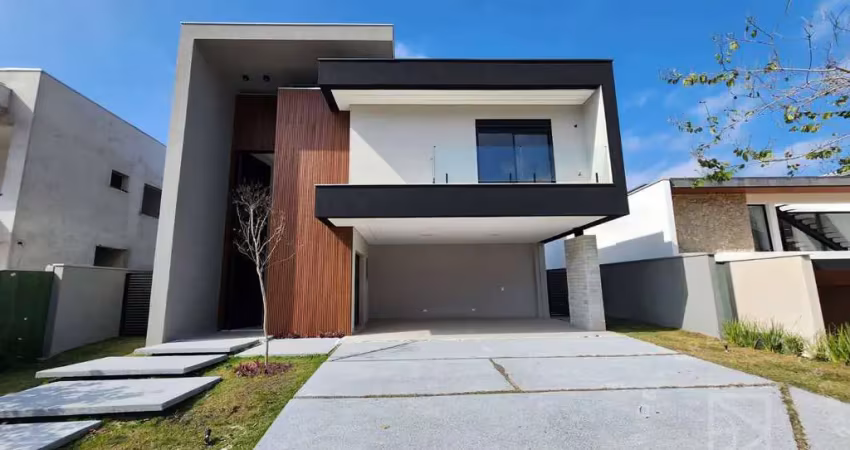 Sobrado novo com 3 suítes 371m² escritório, piscina, 4 vagas alphaville