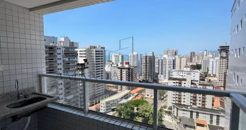 Apartamento para Venda em Praia Grande, Aviação, 1 dormitório, 1 suíte, 2 banheiros, 1 vaga