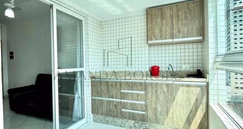 Apartamento para Venda em Praia Grande, Aviação, 1 dormitório, 1 suíte, 2 banheiros, 1 vaga