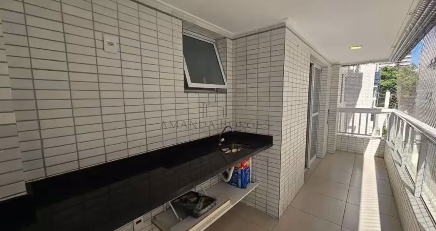 Apartamento para venda em praia grande, guilhermina, 1 dormitório, 1 banheiro, 1 vaga