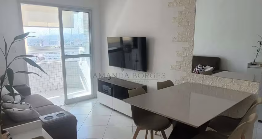 Apartamento para venda em praia grande, guilhermina, 2 dormitórios, 1 suíte, 2 banheiros, 1 vaga