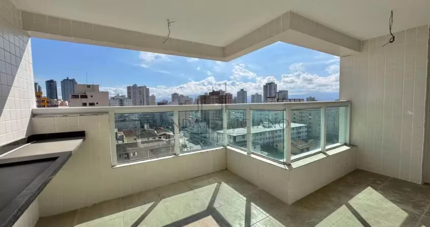 Apartamento para venda em praia grande, canto do forte, 2 dormitórios, 1 suíte, 2 banheiros, 1 vaga