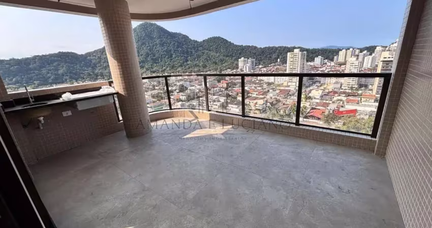 Apartamento para venda em praia grande, canto do forte, 3 dormitórios, 3 suítes, 4 banheiros, 2 vagas