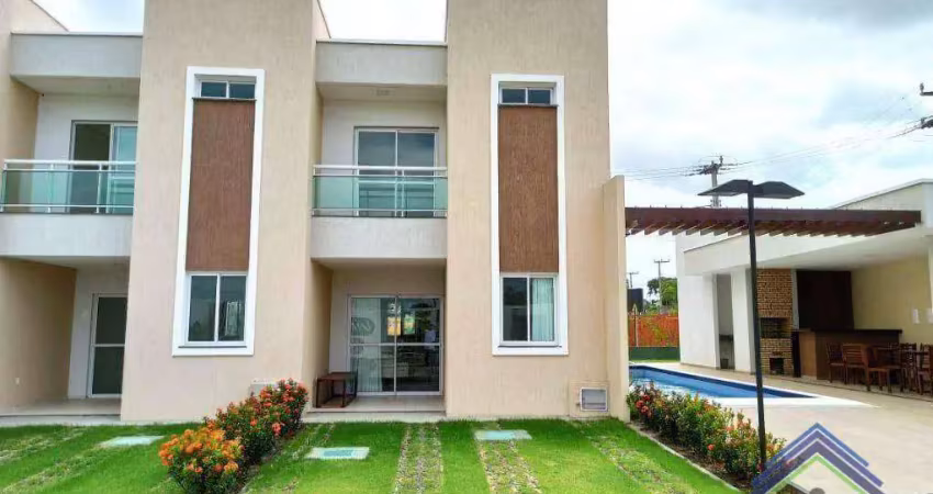 Casa com 3 dormitórios à venda, 97 m² por r$ 472.500,00 - loteamento novo aquiraz - aquiraz/ce